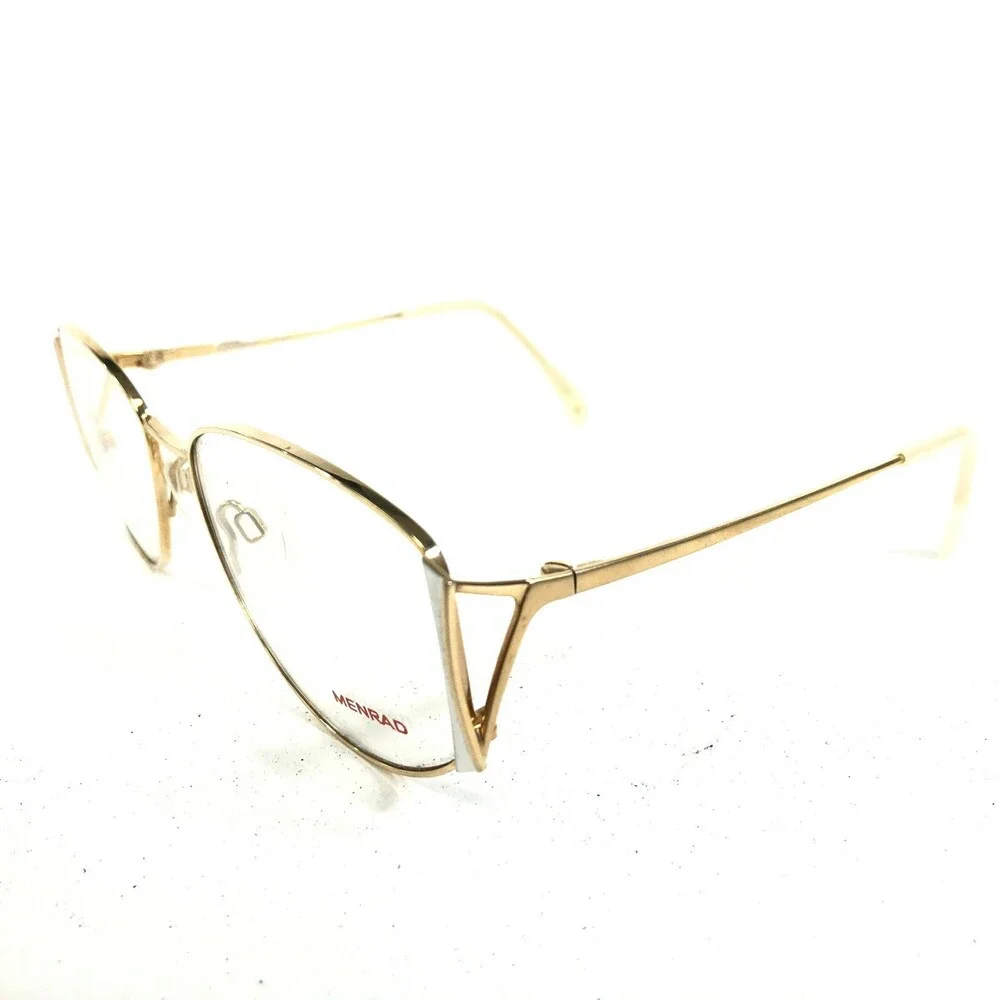 Menrad MOD.808-250 Eyeglasses Frames Gold Round Oval Full Rim 56-17-125